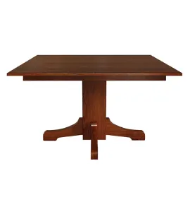 Mission Single Pedestal Dining Table