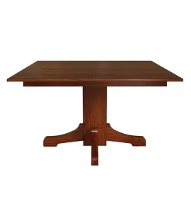 Mission Single Pedestal Dining Table