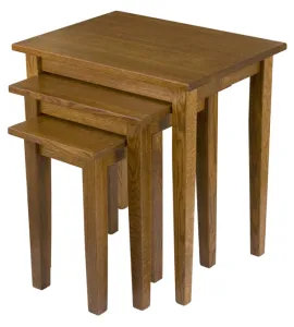 Set 3 Shaker Leg Nesting Tables