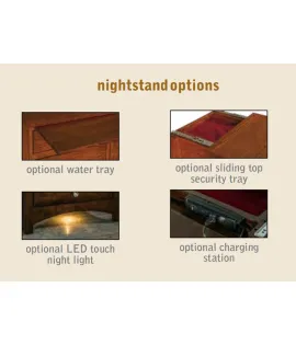 Lincoln 21&quot; 1 Drawer 1 Door Nightstand