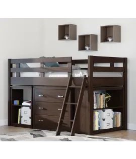 Solana Loft Bed with Accessories