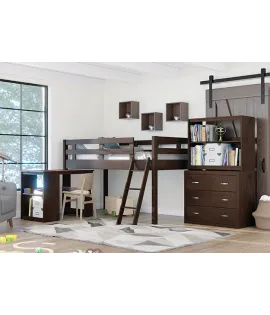Solana Loft Bed with Accessories