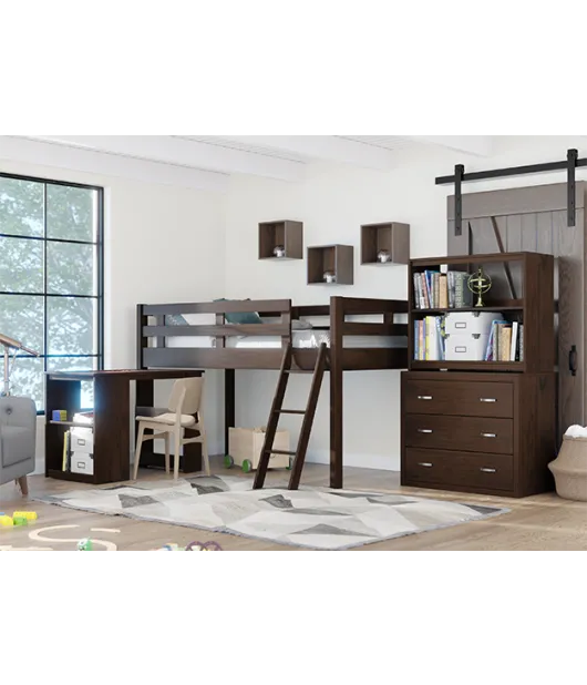Solana Loft Bed with Accessories