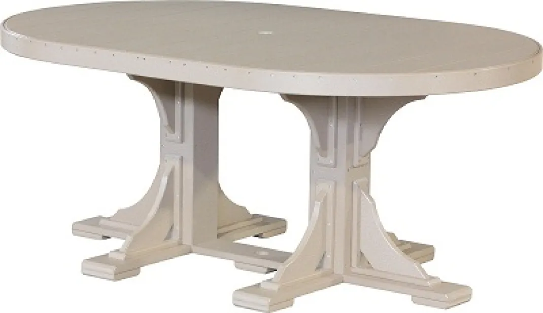 Poly Vinyl 4' x 6' Oval Table