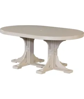 Poly Vinyl 4' x 6' Oval Table
