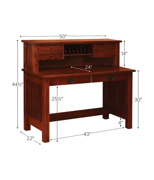 24"d JD's Deluxe Writing Desk