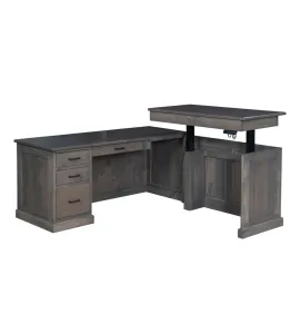 Urban L-Desk with Adjustable Return