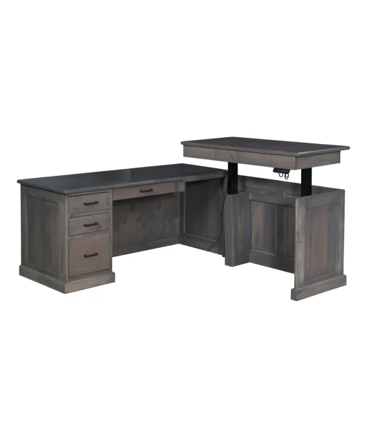Urban L-Desk with Adjustable Return