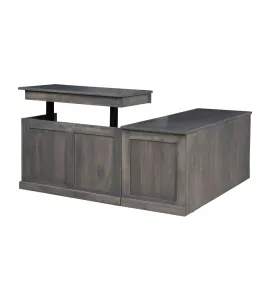 Urban L-Desk with Adjustable Return