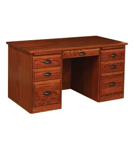 30"d Traditional Flat Top Desk