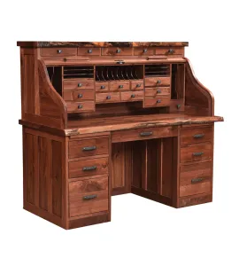PW Mission Deluxe Rolltop Desk