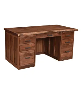 30"d Mission Flat Top Desk