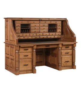 72" President's Rolltop Desk