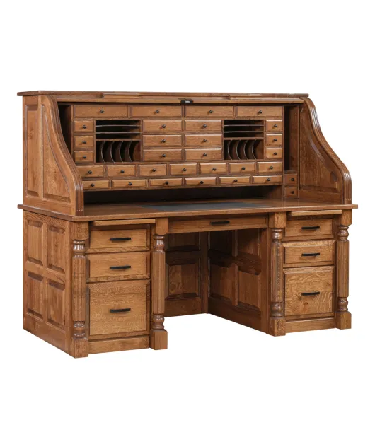 72" President's Rolltop Desk