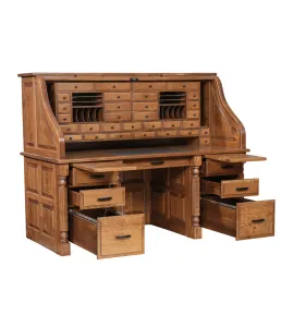 72" President's Rolltop Desk
