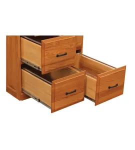 PW Traditional 8 Drawer Double Vertical File