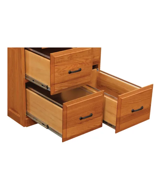 PW Traditional 8 Drawer Double Vertical File