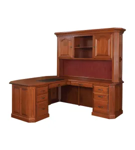 Fifth Avenue L-Desk with Hutch