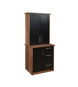 Edgewood File Cabinet with Bookcase Top