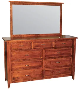 Plymouth Deluxe 9 Drawer Dresser
