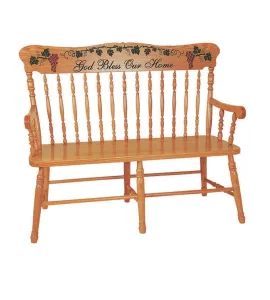 Pressback Bench