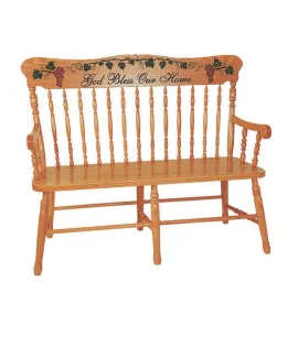 Pressback Bench