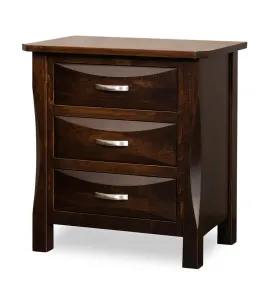 CF Preston 3 Drawer Nightstand