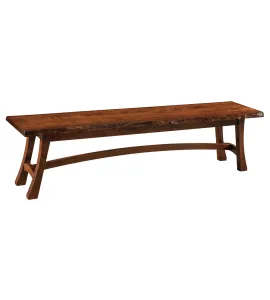 Tifton Bench with Live Edge