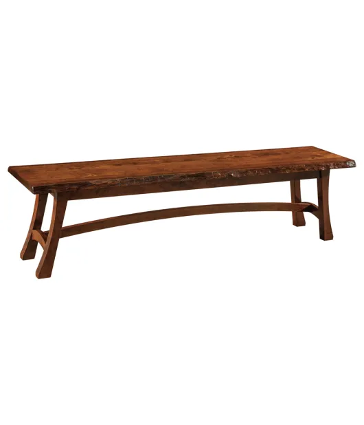 Tifton Bench with Live Edge
