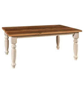 Old Traditions Legged Dining Table - Reclaimed Barnwood Top
