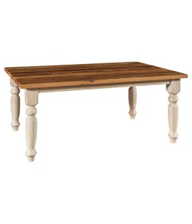 Old Traditions Legged Dining Table - Reclaimed Barnwood Top