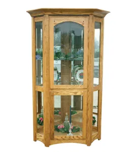 Royal Mission Corner Curio Cabinet