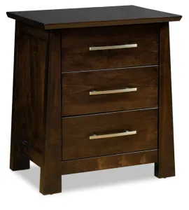 Bridgeview 3 Drawer Nightstand