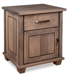 Monarch 1 Drawer 1 Door Nightstand