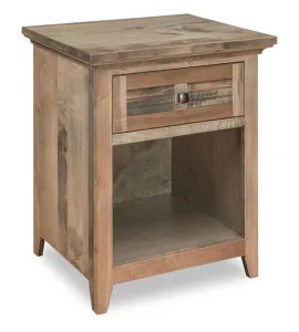 Cottage 1 Drawer Open Nightstand