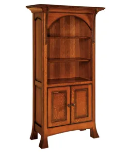Breckenridge SC-3665  Bookcase w/Doors