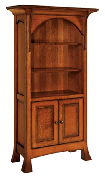 Breckenridge SC-3665  Bookcase w/Doors