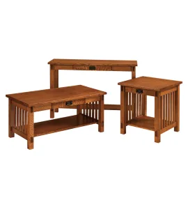 Rio Mission Occasional Table Set - QUICK SHIP
