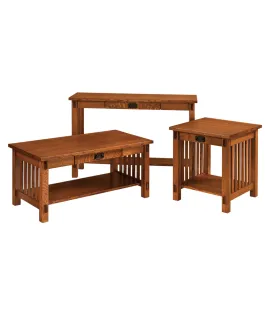 Rio Mission Occasional Table Set - QUICK SHIP