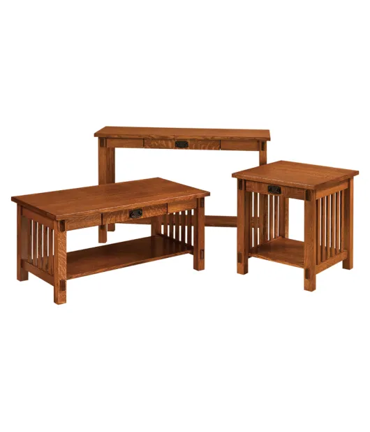 Rio Mission Occasional Table Set - QUICK SHIP