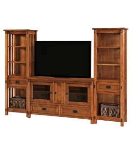 Rio Mission TV Stand with Tower