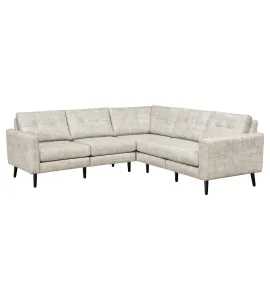 Serene 5-Seat Flat Arm Sectional 