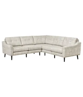 Serene 5-Seat Tear Drop Arm Sectional 