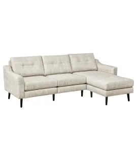 Serene Tear Drop Arm with Chaise