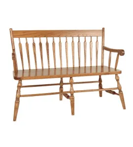 Straight Back Bench