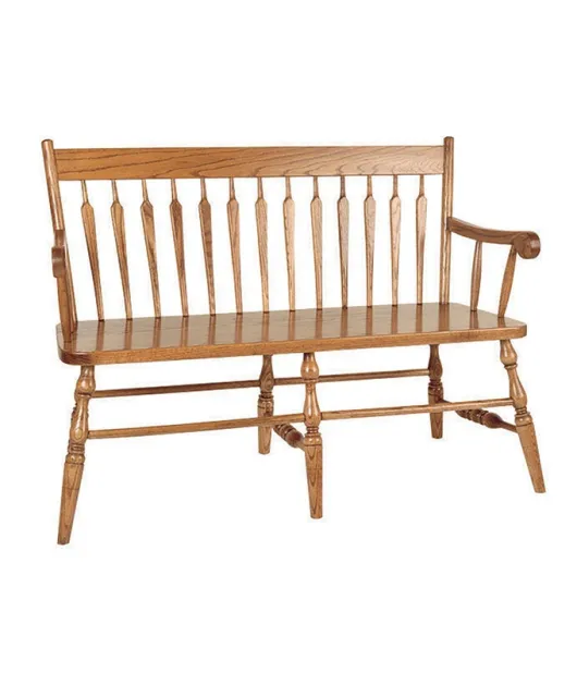 Straight Back Bench