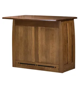 Boulder Creek Frontier Island Buffet with Pull Out Table