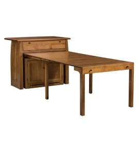 Boulder Creek Frontier Island Buffet with Pull Out Table