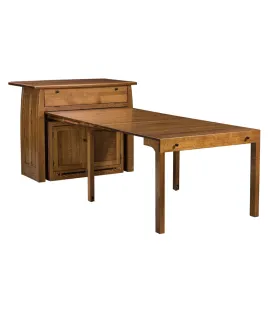 Boulder Creek Frontier Island Buffet with Pull Out Table