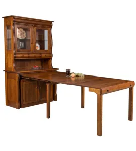Hampton Frontier Hutch with Pull out Table